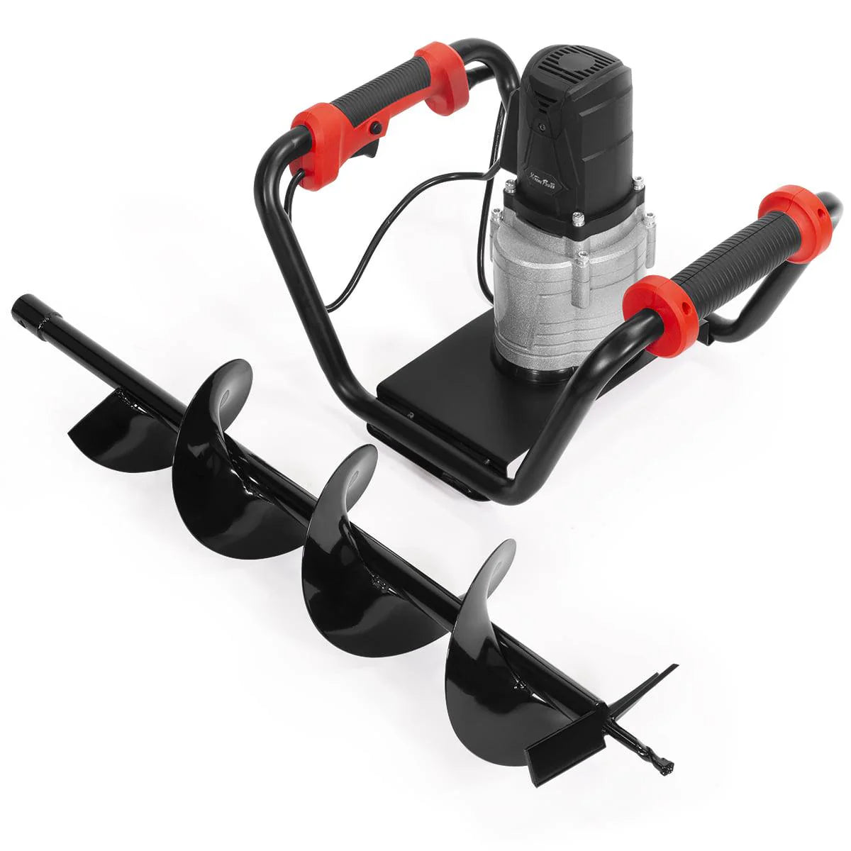 XtremepowerUS 1500W Electric Post Hole Digger with 6�测�� Auger Bit, Anti Vibration Handle & Safety Lock for Soil & Fence Posts