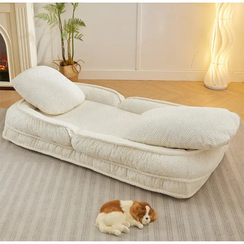 Lazy Sofa Couch,5 Adjustable Position,Sit,Sleep,Fold,Suit to Put in Bedroom, Living Room