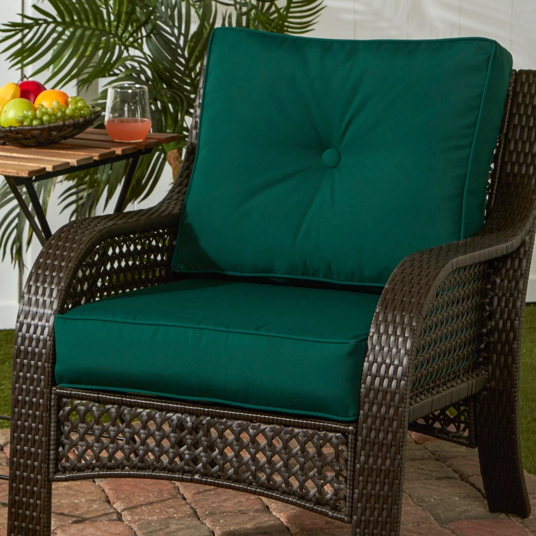 Sunbrella 2-Piece Premium Deep Seat Outdoor Cushion Set