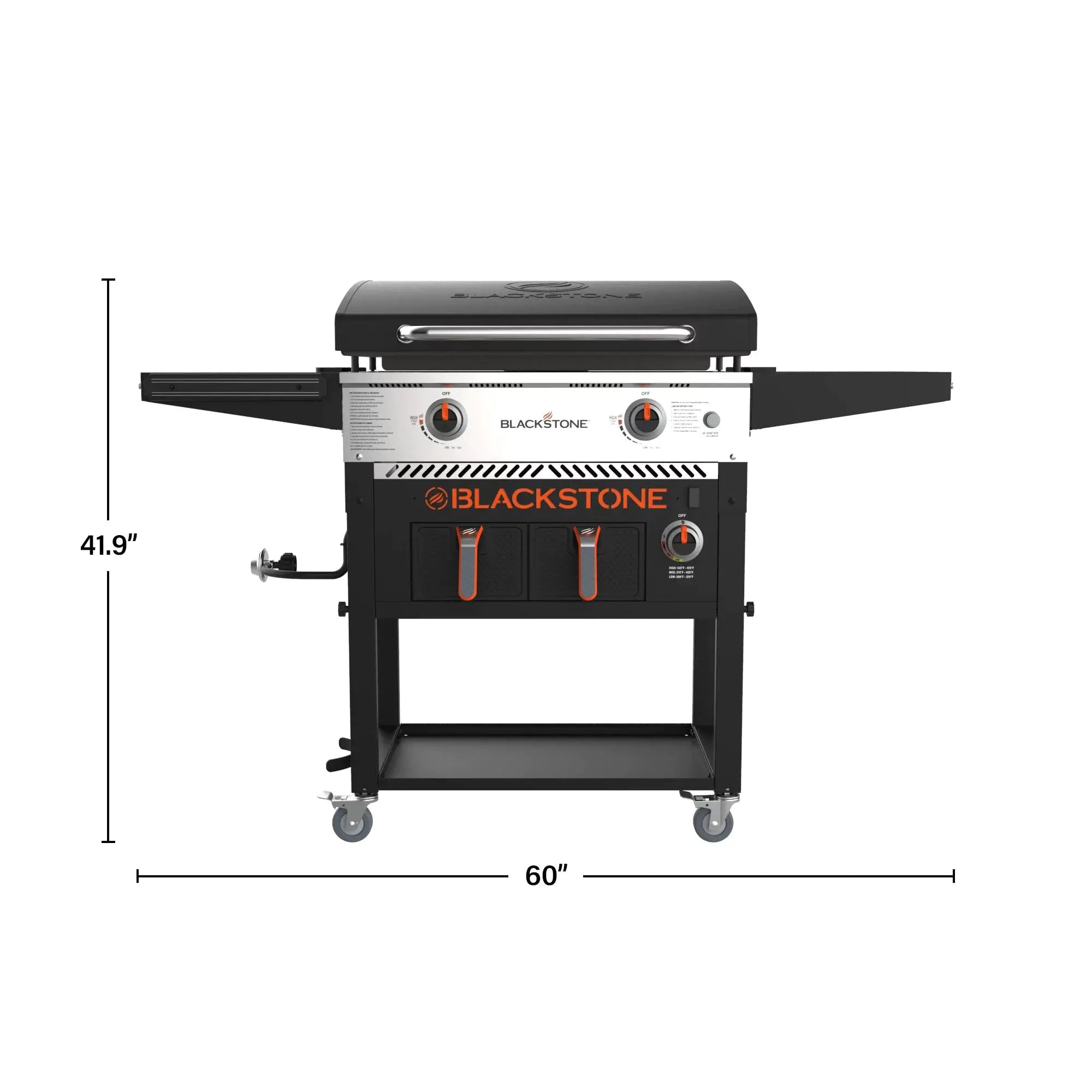 ���Clearance Sale���Blackstone 2-Burner 28" Griddle with Electric Air Fryer and Hood