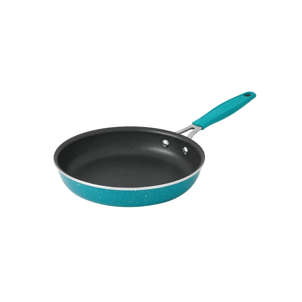 The Pioneer Woman Brilliant Blooms 38-Piece Cookware Set, Teal 锟斤拷 Complete Kitchen Solution with Floral Design