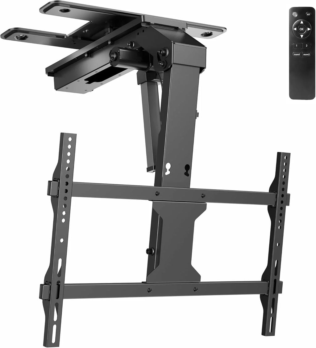 VIVO Electric Ceiling TV Mount, 37锟斤拷70", Motorized, App Control, Black