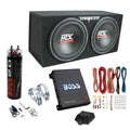 12-inch car subwoofer with 1200W and 1100W amplifier including kit and capacitor