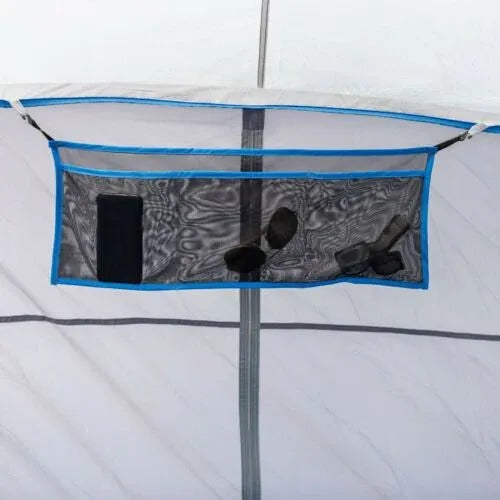 Family cabin tent for 16 people with 3 rooms and 3 entrances